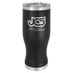 20 oz Stainless Steel Pilsner with Clear Lid