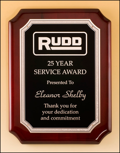 Black Piano Finish Plaque