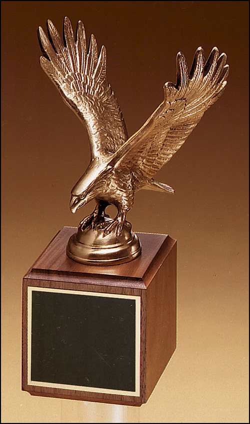 Finely Details Antique Bronze Eagle Casting