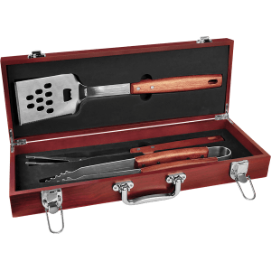 3-Piece BBQ Set w/case