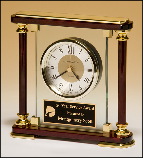 Piano-Finish Mantle Clock