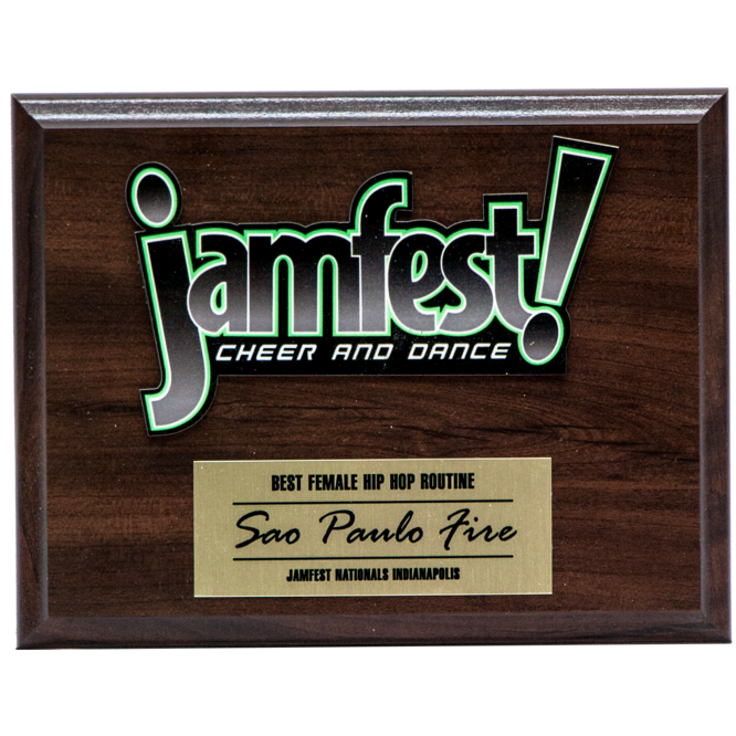 Custom Color Cut-out Plaque