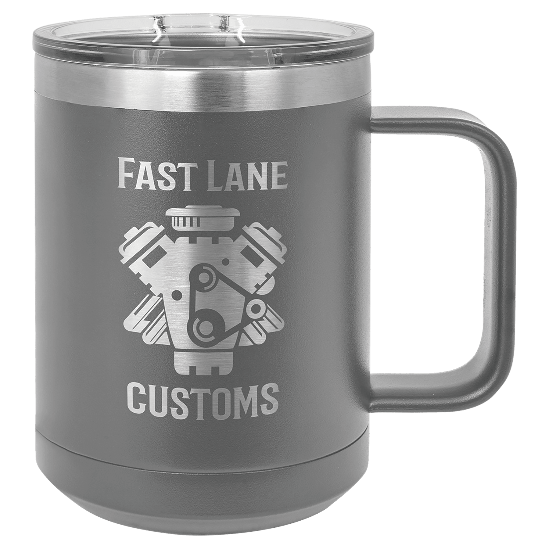 15 oz. Stainless Steel Vacuum Insulated Mug with Slider Lid