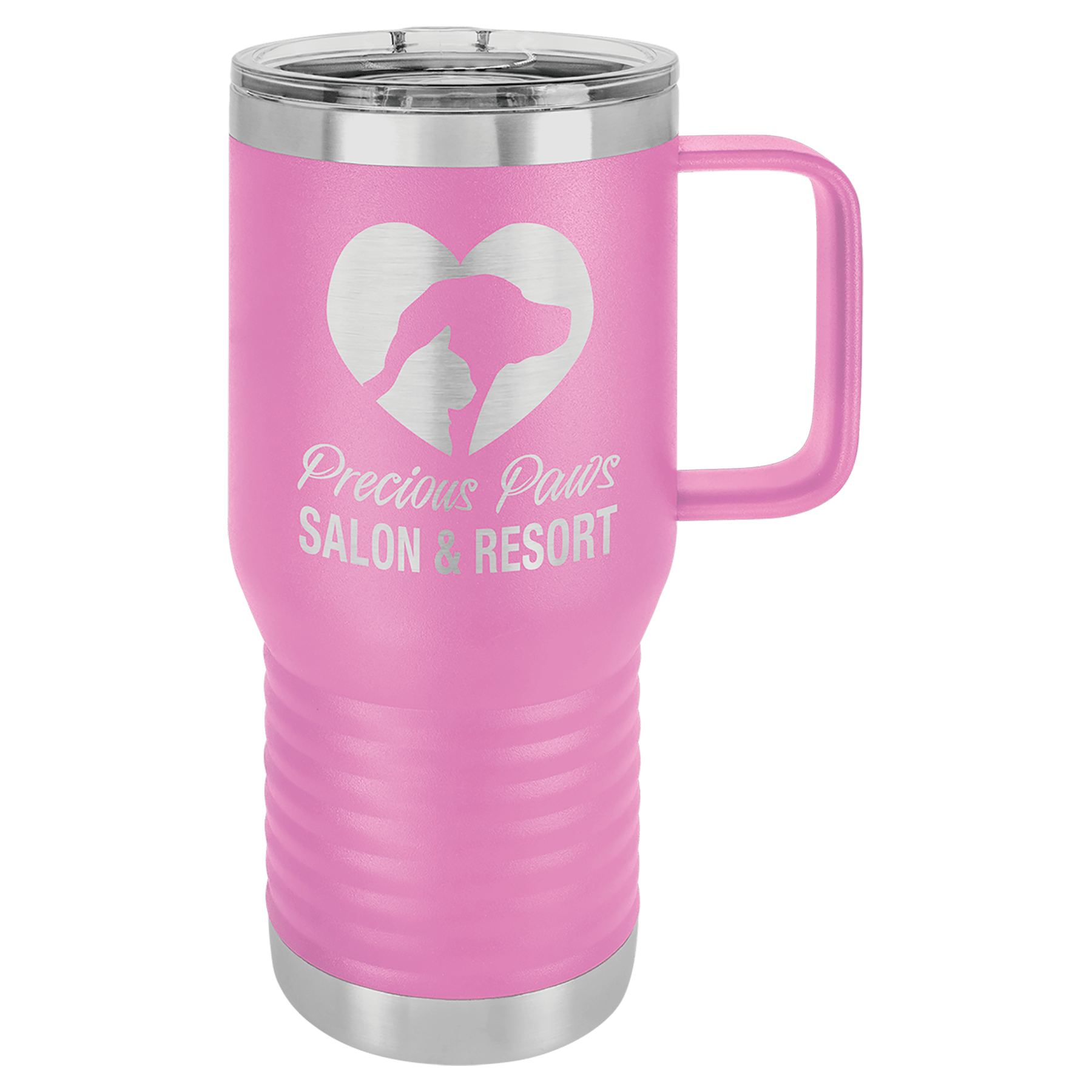 20 oz. Stainless Steel Vacuum Insulated Travel Mug with Slider Lid