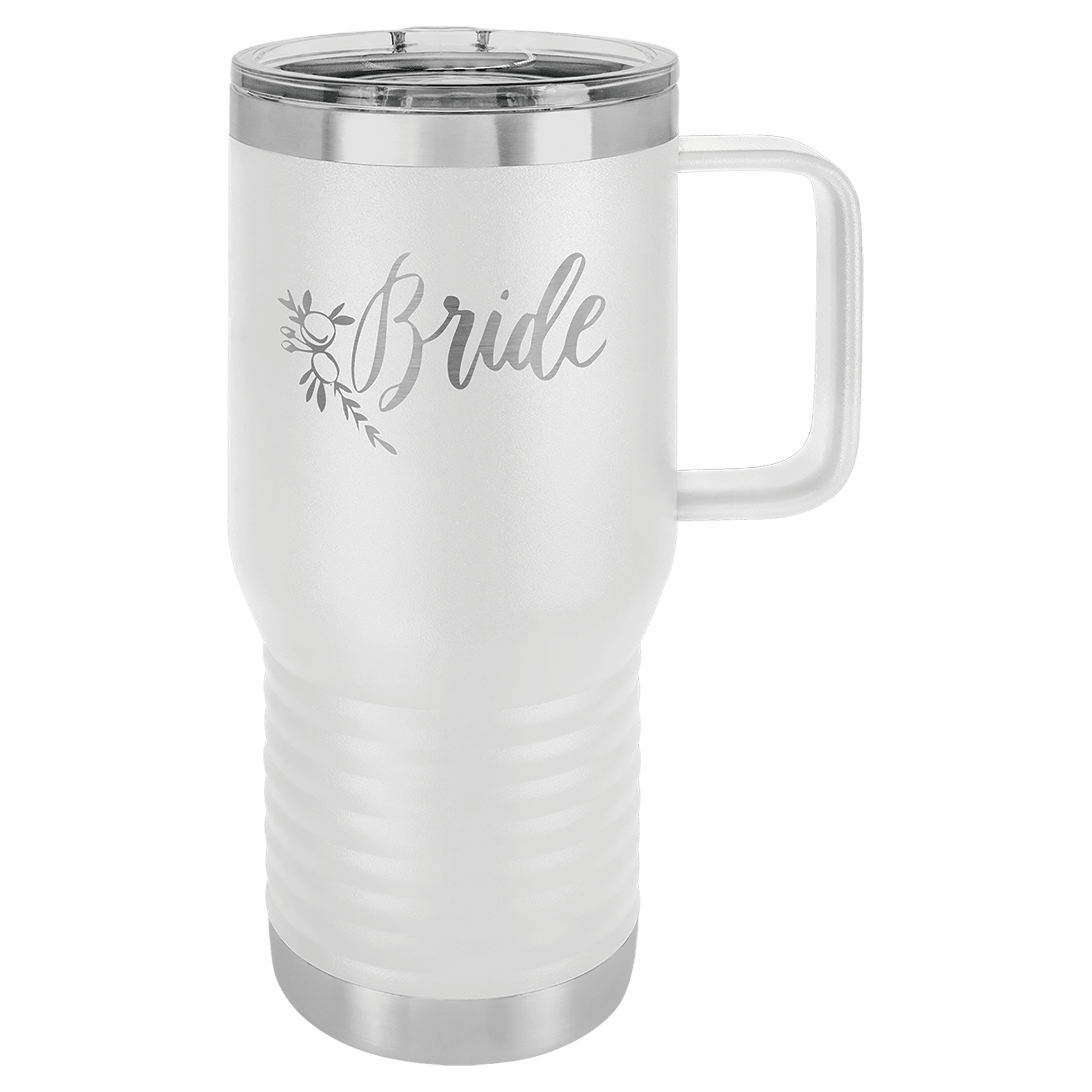 20 oz. Stainless Steel Vacuum Insulated Travel Mug with Slider Lid