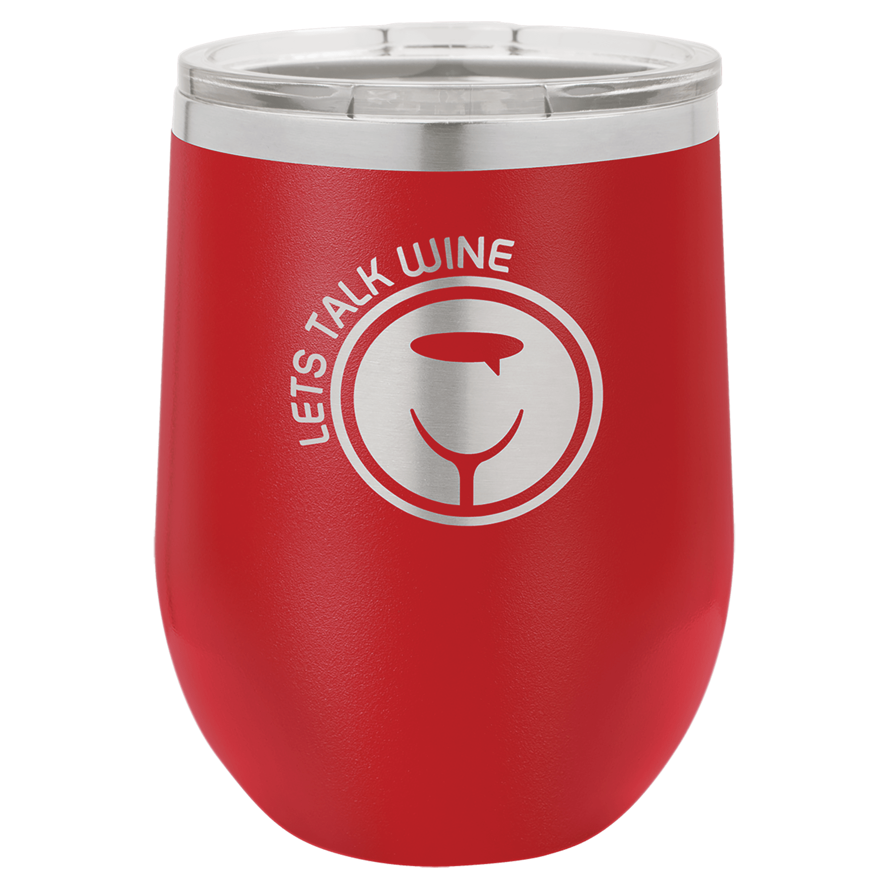 12 oz. Stainless Steel Vacuum Insulated Stemless Wine Tumbler with Lid