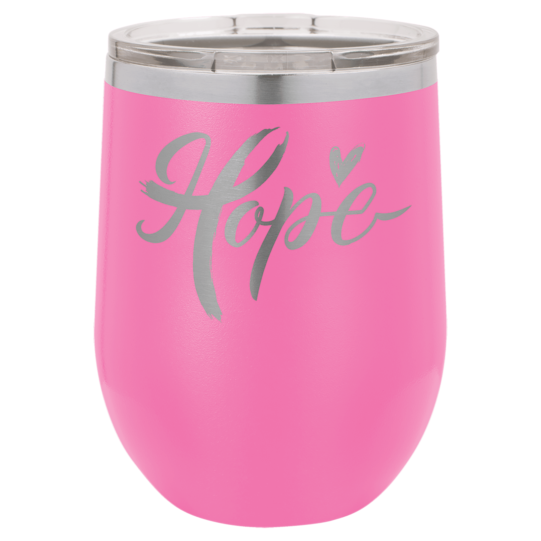 12 oz. Stainless Steel Vacuum Insulated Stemless Wine Tumbler with Lid