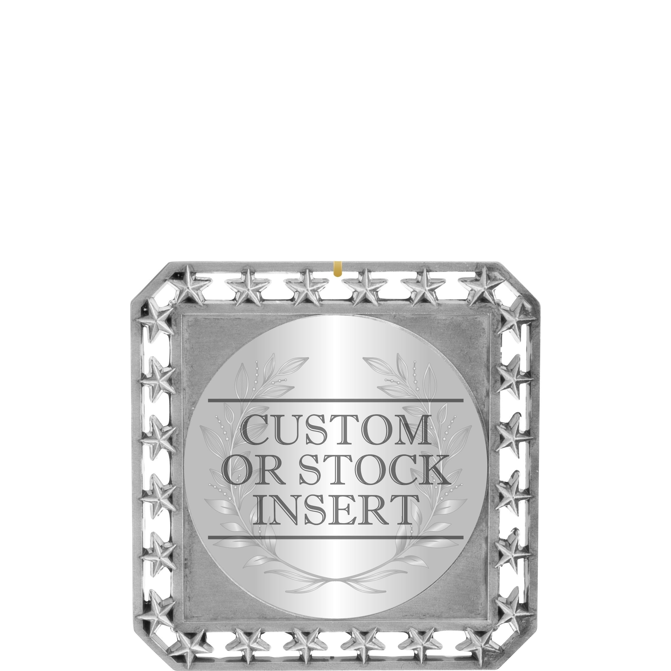 Exclusive Square Medal with Insert