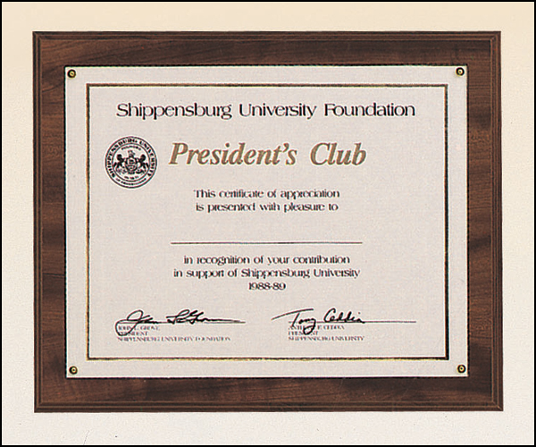 Photo or Certificate Plaque