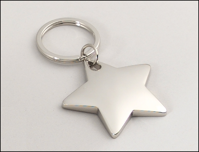 Silver Plated Star Keying