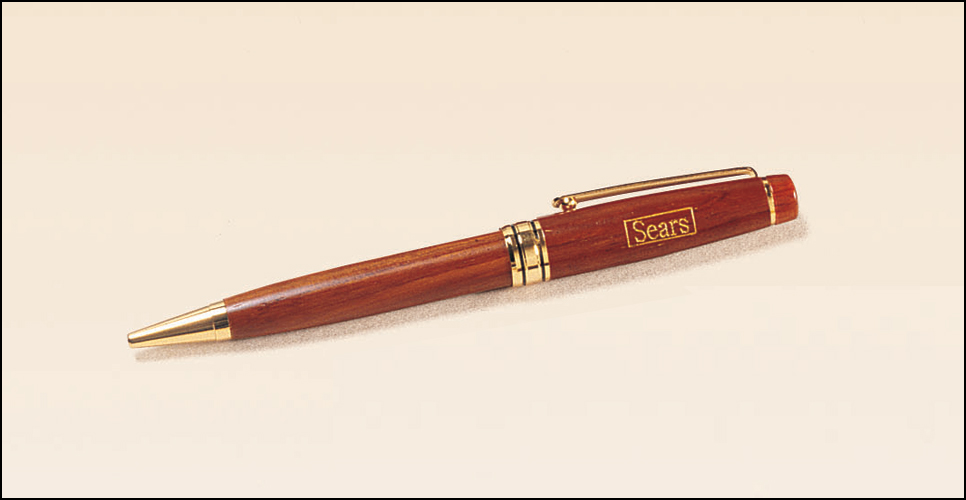 Rosewood Finish Wooden Pen