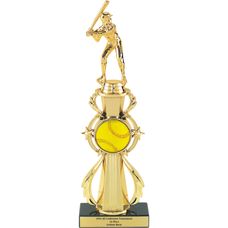 3D Full Color Sport Ball Star Riser Award Trophy