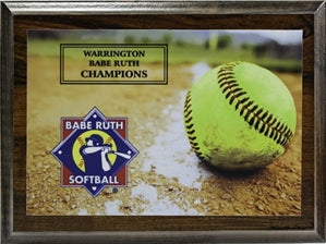 Graphic Plaque - Softball